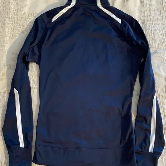 Nike Women's Navy and White Training Jacket Zip Up Small - Picture 12 of 15